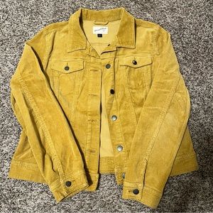 Universal Thread Corduroy Jacket - Mustard/Gold
